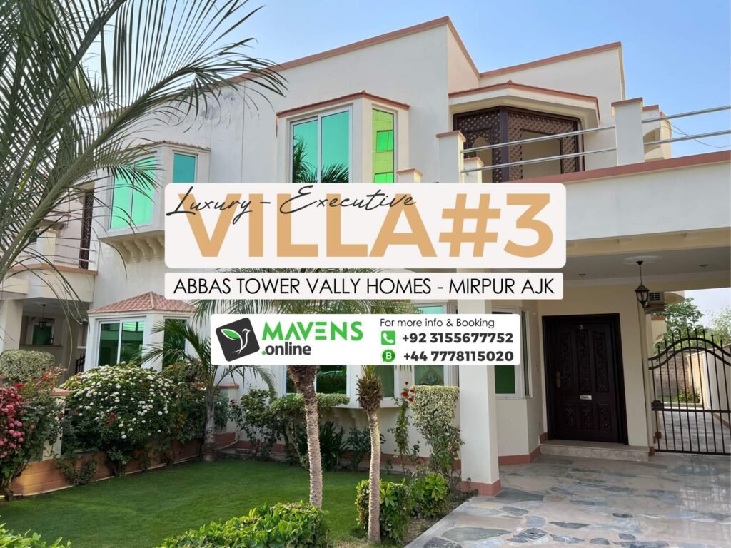 Executive Villa in Mirpur Azad Kashmir - Mavens Online UK
